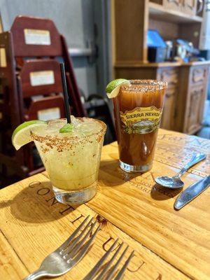 Spicy Margarita + Michelada