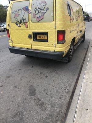 The van that hit my car