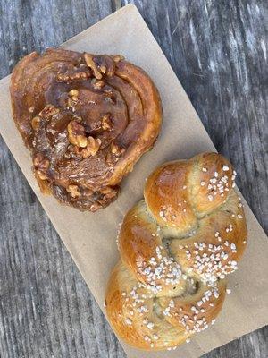 Sticky Bun and Cardamom Roll