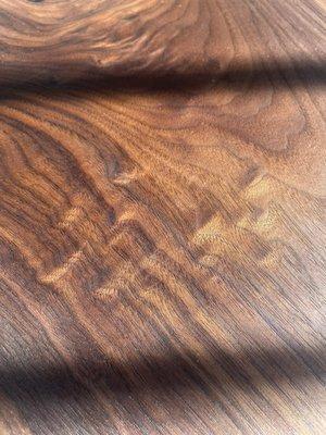 Highly figured walnut