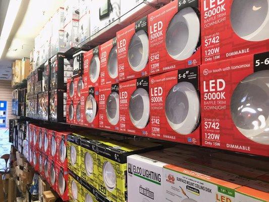 Wide variety of LED lights perfect for turning your home green!