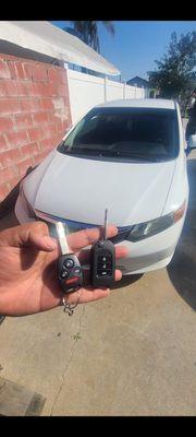 Regular Honda Key Upgrade to a modern Honda flip key.