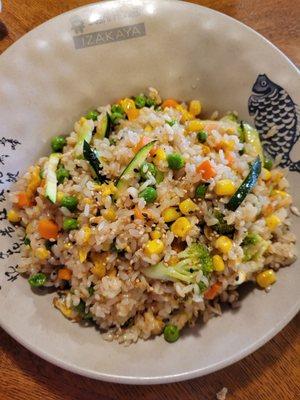 Vegetable fried rice