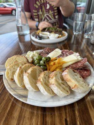 Meat and cheese board