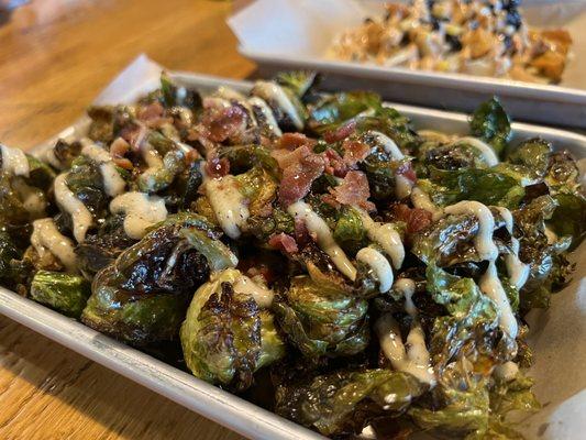 Northern lights Brussel sprouts