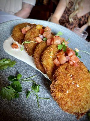 Fried green tomatoes