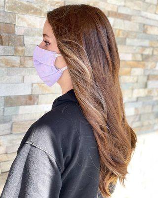 Reverse balayage by Allison