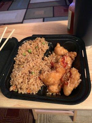 Spicy sesame chicken