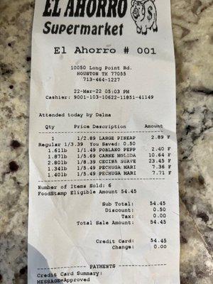 El Ahorro Supermarket