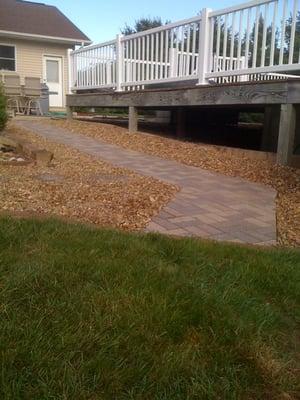 Paver walkways and more.