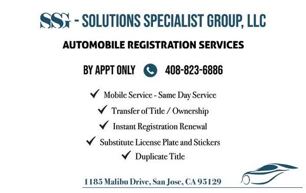 SSG - Solutions Specialist Group