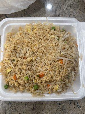 Veggie fried rice, yum :)