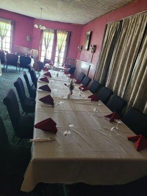 Have your meeting or rehearsal dinner.