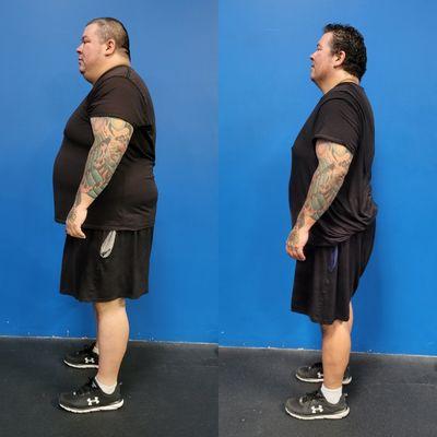 From 400lbs to 300lbs and going!