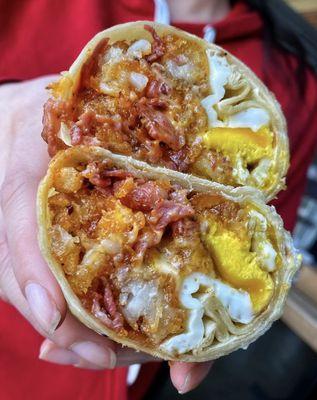 Pastrami Breakfast Burrito