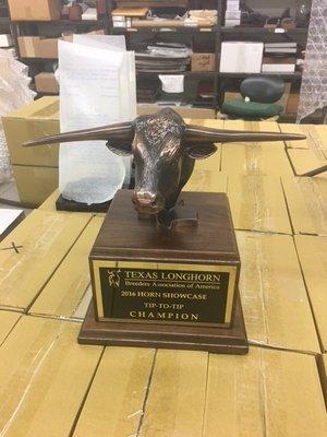 Custom Made Awards - Texas Longhorn Breeders Association