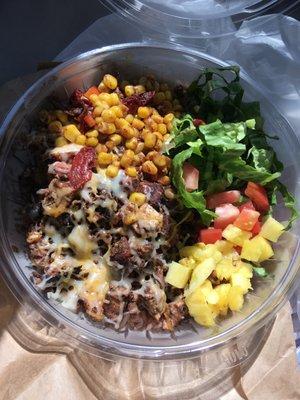 Jerk chicken bowl