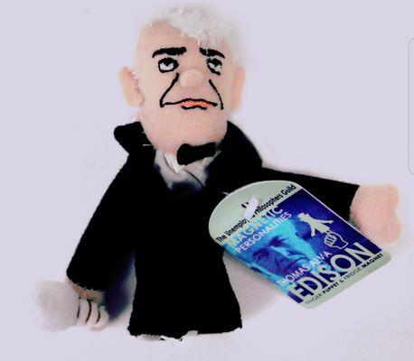 Thomas Edison puppet....great for babies