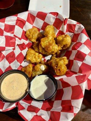 Deep fried pickles