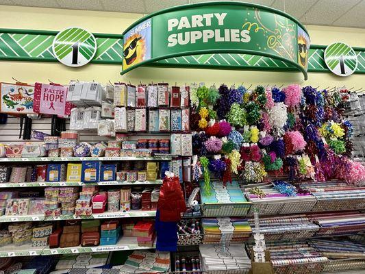 Party supplies