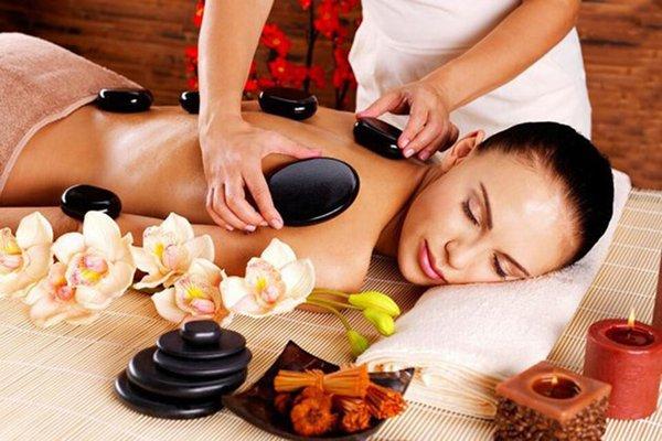 Hot stone massage