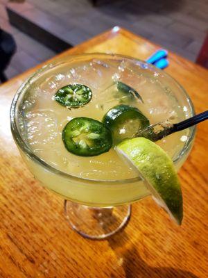 Small house jalapeno margarita