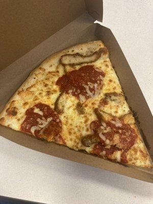 Chicken Parmesan special pizza slice $6