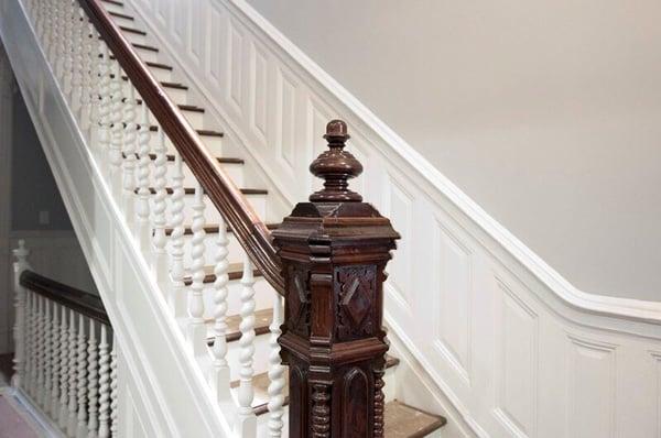 Original staircase details restored