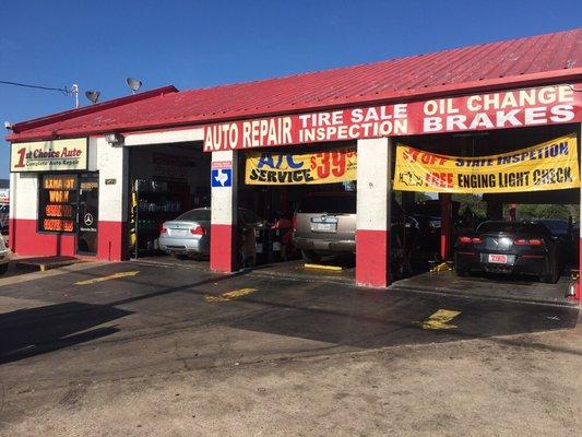 Customers with top of line cars trust us to fix their cars