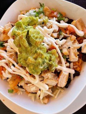 Chicken burrito bowl