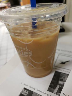 New iced coffee off the new coffee machines