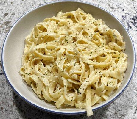 8/12/22 Fettuccine Alfredo - Fettuccine Pasta, Homemade Alfredo Sauce