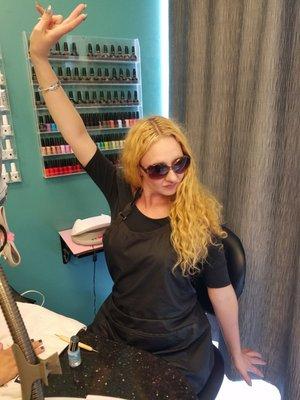 Nail Technician Ashley Albert