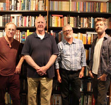 The Book Den staff - with more than 125 years of bookselling experience.