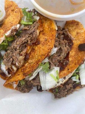 Closeup on the street tacos (photo from the the social media page).