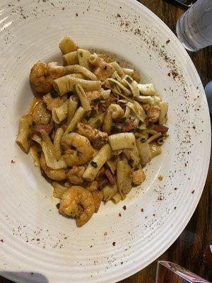 Shrimp pasta