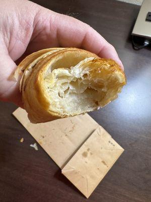 Underbaked croissant