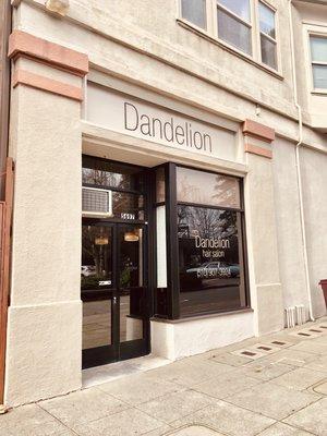 Dandelion Hair Salon, directly across from Rockridge BART!