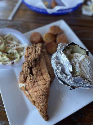 Flounder and Scallops