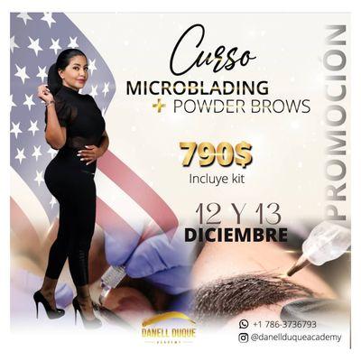 Cyber Monday 80% Curso Microblading and Powder Brows