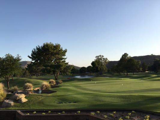 View from clubhouse patio.