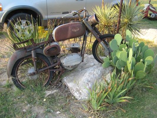 Looks like someone left their bike in the Hog Pen too long.