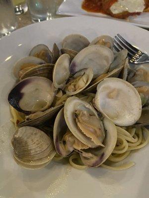 Linguine with white clam