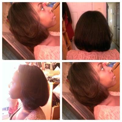 Wash and Set done by stylist Sophia Emmanuel