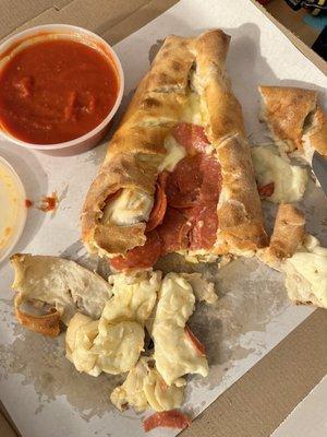 Pepperoni & Cheese Stromboli