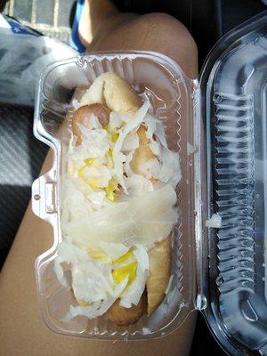 Hotdog with Kraut