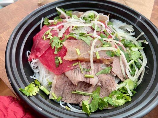 Takeout pho combo