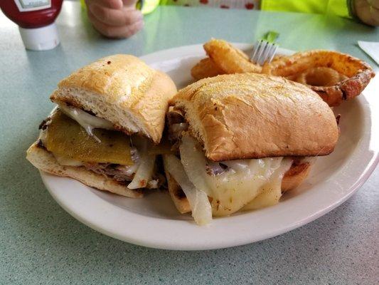 A rich boy combo with onion rings