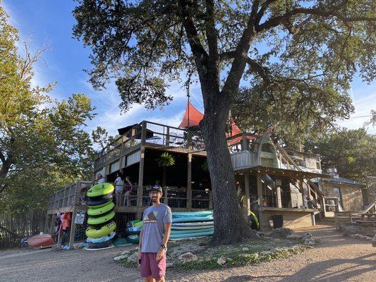 Loved having a bar down by the water