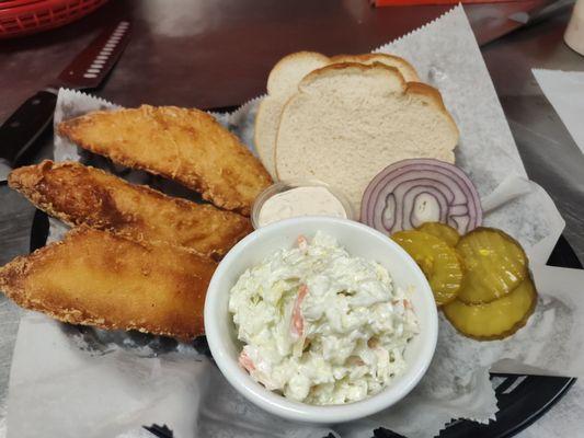 Delicious fish basket every Friday during lent!